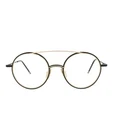 Thom Browne TB-108-A-T-BLK-GLD-50 Eyeglass Frames Double Bridge Round 50-21-141 Pre-owned. Price: $310.00.