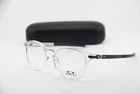 New Oakley OX8105-0450 Pitchman Clear Black Authentic Eyeglasses 50-19. Price: $199.75.