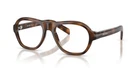New Prada C12V Eyeglasses 20D1O1 Havana 100% Authentic. Price: $303.45.