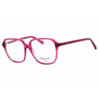 Gant Women's Eyeglasses Shiny Fuxia Plastic Square Full Rim Frame GA4155 075 New. Price: $29.99.