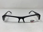 Csc Mystique 4709 Ebony 53-17-135 Black Plastic Half Rim Eyeglasses Frame 6880 New. Price: $42.00.