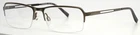 Charmant CH10780 Grey Mens Rectangle Half Rim Eyeglasses 55-17-140 B:32 New. Price: $29.99.