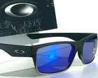 New Oakley Two Face Machinist Black Polarized Galaxy Blue Iridium Sunglass 9189. Price: $168.88.