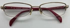Valentino 5593 0NKA Gold Tortoise Eyeglasses Frames Only 50-16-130 Half Rim Pre-owned. Price: $10.00.