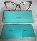New Tiffany & Co TF2216 8332 Eyeglasses Frame 52-16-140 Peach Clear Butterfly +. Price: $169.99.