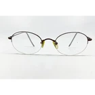 Vogue Eyeglasses Womens Brown Oval Half Rim Frame 50-20-135 Pre-owned. Price: $39.99.
