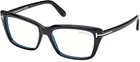 New Tom Ford Eyeglasses Frame Soft Case FT5894-B/V 001 Shiny Black (56-16-140). Price: $92.69.