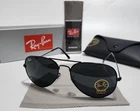 Ray-ban RB3025 Aviator Pilot Sunglasses Black Frame Gray Lens 58MM New. Price: $46.99.