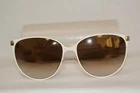 New Authentic Jimmy Choo Posie Ivory Glitter F81 60-16-135 With Original Case!. Price: $219.00.