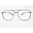 Essentials Eyeglass Frames Mens Gunmetal Aviator Double Bridge 5665 56-15-145 Pre-owned. Price: $39.99.