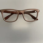 New Ray-ban Rb 7209-F 8211 Brown Beige Authentic Eyeglasses 53-20 Demo. Price: $60.00.