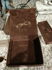 New Giorgio Armani Titanium Sunglasses 6018-T-K 3071/7C Gold Frame Green Lens. Price: $500.00.
