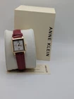 Anne Klein AK/5002GPRD Womens Gold Case Red Band Square Analog Wristwatch New. Price: $38.99.