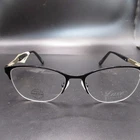 Luxe Eyewear WL002 Women's Black Semi-rimless Eyeglass Frames With Swarovski New. Price: $27.52.