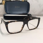 New Authentic Gucci Tortoiseshell Square Glasses GG1040O 002. Price: $330.00.