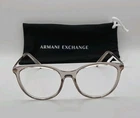 Armani Exchange Eyeglasses Frames Ax 3078 8240 53-17 140 Tundra Clear No Lenses New. Price: $38.40.