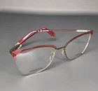 Furla VFU396 Red Gold COL.0E59 Cateye Full Rim Eyeglass Frame 56/17/135 New. Price: $69.95.