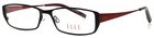 Elle EL18715 Bk Black Womens Rectangle Full Rim Eyeglasses 52-15-140 B:27 New. Price: $24.99.