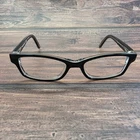 Polo Ralph Lauren 8518 541 Black Clear Rectangle Eyeglass Frames 46-15-125 Pre-owned. Price: $18.78.