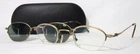 Takumi Japan T-ti-p 9714 Eyeglass Frame 42-22 Gold Metal Half Rim Eyewear Pre-owned. Price: $14.99.
