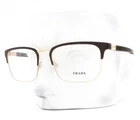 Prada Eyeglasses Vpr 54T 01U-1O1 Matte Brown On Pale Gold 55MM With Case New. Price: $165.00.