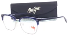 Maui Jim Mjo 2230-03 Shiny Blue Matte Silver Authentic Frame Eyeglasses 52-18 New. Price: $130.00.