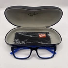 Ray-ban RB5268 5179 Kids Eyeglasses Frames Only Black Blue Full Rim 50-17-135 New. Price: $64.95.
