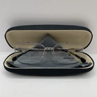 Brooks Brothers Bb 1022 Eyeglasses Frame 1558 Silver Half Rim 56-16-145 Nwot New. Price: $49.95.