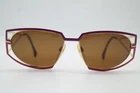 Vintage Sunglasses Silhouette 6119 Purple Red Gold Square New. Price: $101.98.