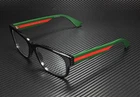 Gucci GG0343O 007 Rectangular Square Black Demo Lens 57 Mm Men's Eyeglasses New. Price: $199.00.