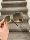 New Authentic Ray-ban Square RB1971 Gold Brown Gradient Lens Size 54/19. Price: $89.00.