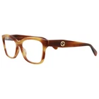 Gucci Women's Cat-eye 55MM Eyeglasses Frames Havana Brown GG0798O-006 (no Case) New. Price: $119.99.