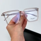 Saint Laurent Women Eyeglasses Transparent Nude Square SL474OPT 003 Brand New. Price: $231.96.