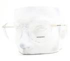 Burberry Alisson Eyeglasses 2365 3024 Crystal Clear Pale Gold W/case New. Price: $145.00.