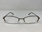 Adensco Annie 0FG8 52-18-135 Brown Metal Half Rim Eyeglasses Frame LC17 New. Price: $41.25.
