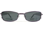 Easyflip Eyeglasses Frames Mod O073 80 Purple With Clip On Lenses 52-18-135 New. Price: $55.29.