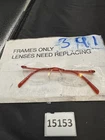 Ray Ban RB7003 2050 Red Clear Rimless Rectangle Eyeglasses Frame Only 50-15 140 Pre-owned. Price: $33.24.