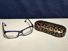 Guess Eyeglasses, Frames Only, GU2463, 55-17-140, Blue & Purple W/ Case Pre-owned. Price: $32.99.
