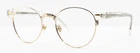 Muse Brookline 35-001997 Gold/clear Authentic Eyeglasses Frames 49-20-145 New. Price: $30.40.