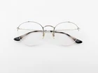 Ray Ban Eyeglasses, Frames Only, Rb 3947V 2501, 51-22-145, Silver, Half Rim Pre-owned. Price: $39.99.