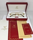 New Vintage Cartier Saint Honore Limited Series Eyeglasses With Sapphire 49-18MM. Price: $1899.99.