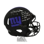 Lawrence Taylor 5 Stats Autographed New York Authentic Full-size Helmet Bas. Price: $703.95.