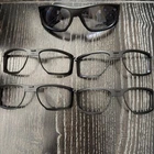 Armourx Eyeglasses Frames 6001 Csa Z94.3 Black Wrap Z87-2+ 62-18. Inserts New. Price: $59.00.