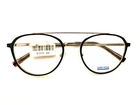 Robert Mitchel Eyeglasses Frames RM202118 Black-silver Round Full Rim 53-20-145 New. Price: $45.00.