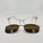 Easyclip Patented Technology Mod EC583 Women Eyeglasses Frames 51-17-135 6203 Pre-owned. Price: $25.99.