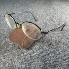 Safilo 4113 01K3 Made In Italy Half Wire Rims Eyeglasses Frames Only 45-19-140 Pre-owned. Price: $15.89.