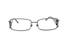 Versace Rose Metal Rectangular Glasses Burgundy Temple Mod 1163-B 1333 52 130 Pre-owned. Price: $94.00.