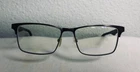 Police VPLA38K Gunmetal Brown Eyeglass Frames Col 0627- 54-16-145 Only Pre-owned. Price: $42.00.
