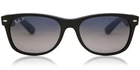 Ray-ban RB2132 New Wayfarer Matte Black Blue Gradient Polarized Sunglasses 52-18. Price: $119.95.