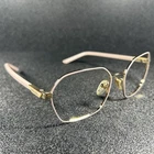 New Prada Womens Eyeglasses Vpr 55Y 09Y-1O1 Pink & Gold 53-17-135 Italy. Price: $239.89.